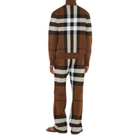 Bombers à motif check - Dark Birch Brown