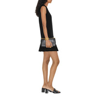 Robe sans manches en cachemire et coton mélangés - Black