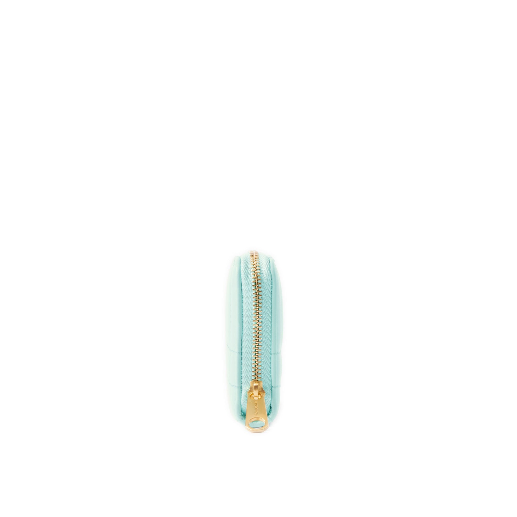 Portefeuille Lola zippé en cuir - Cool Mint