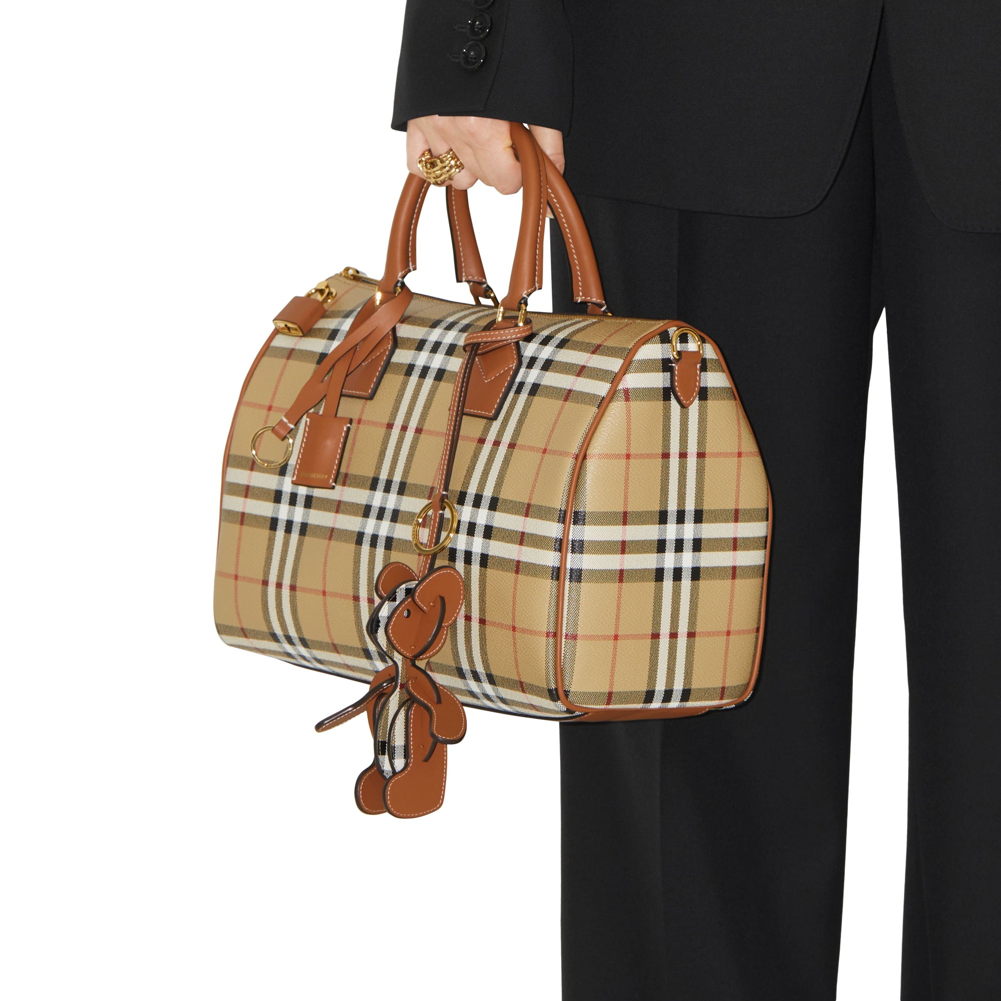 Charm puzzle Thomas Bear - Briar Brown & V Check