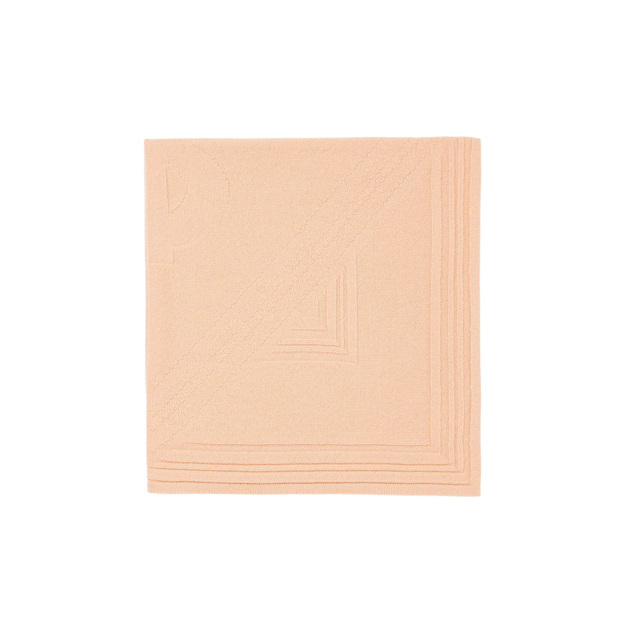 Couverture pour bébé en cachemire Monogram - Pale Peach