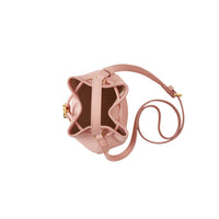 Mini sac seau TB en cuir - Dusky Pink