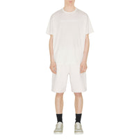 Short à cordon de serrage et logo - Oatmeal Melange