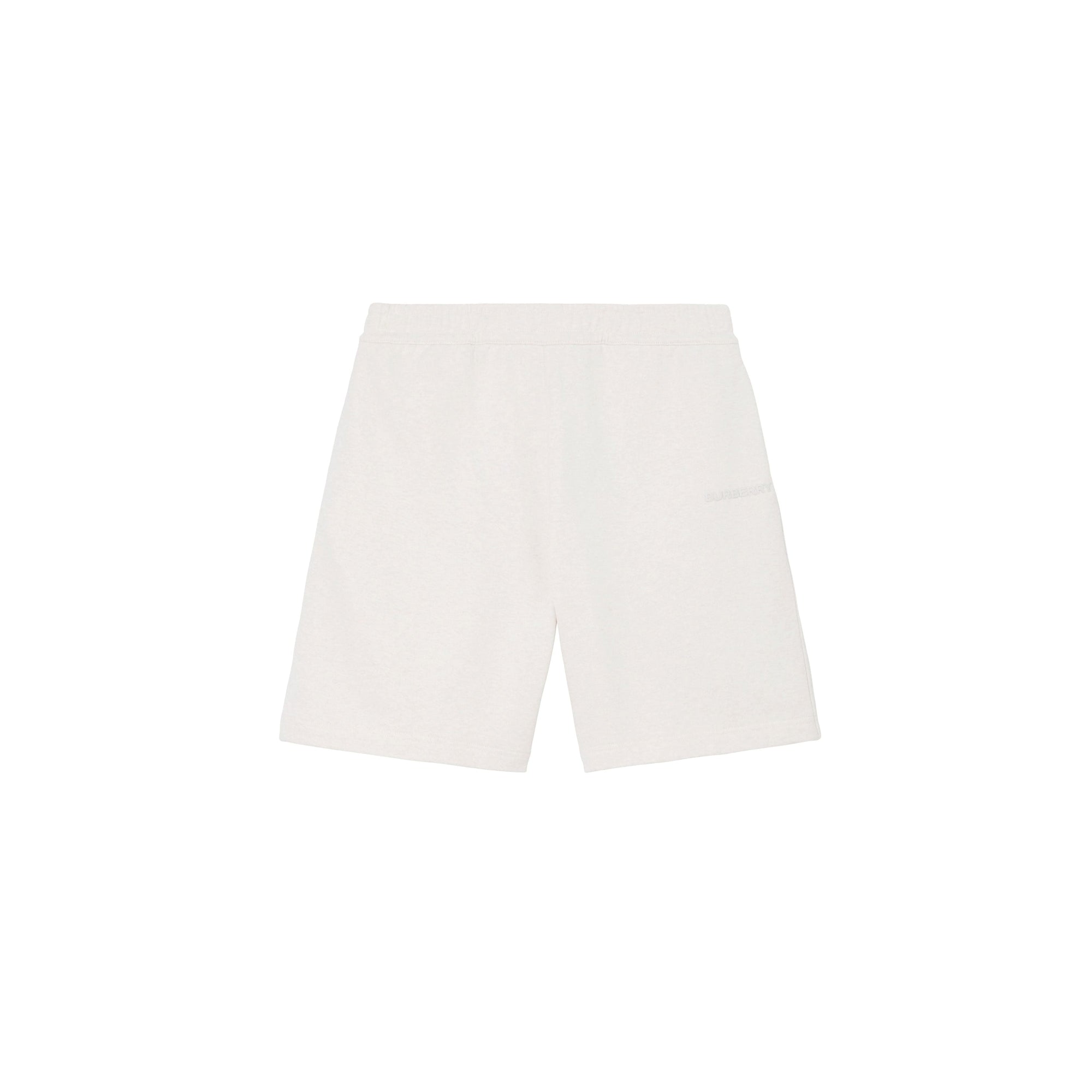 Short à cordon de serrage et logo - Oatmeal Melange