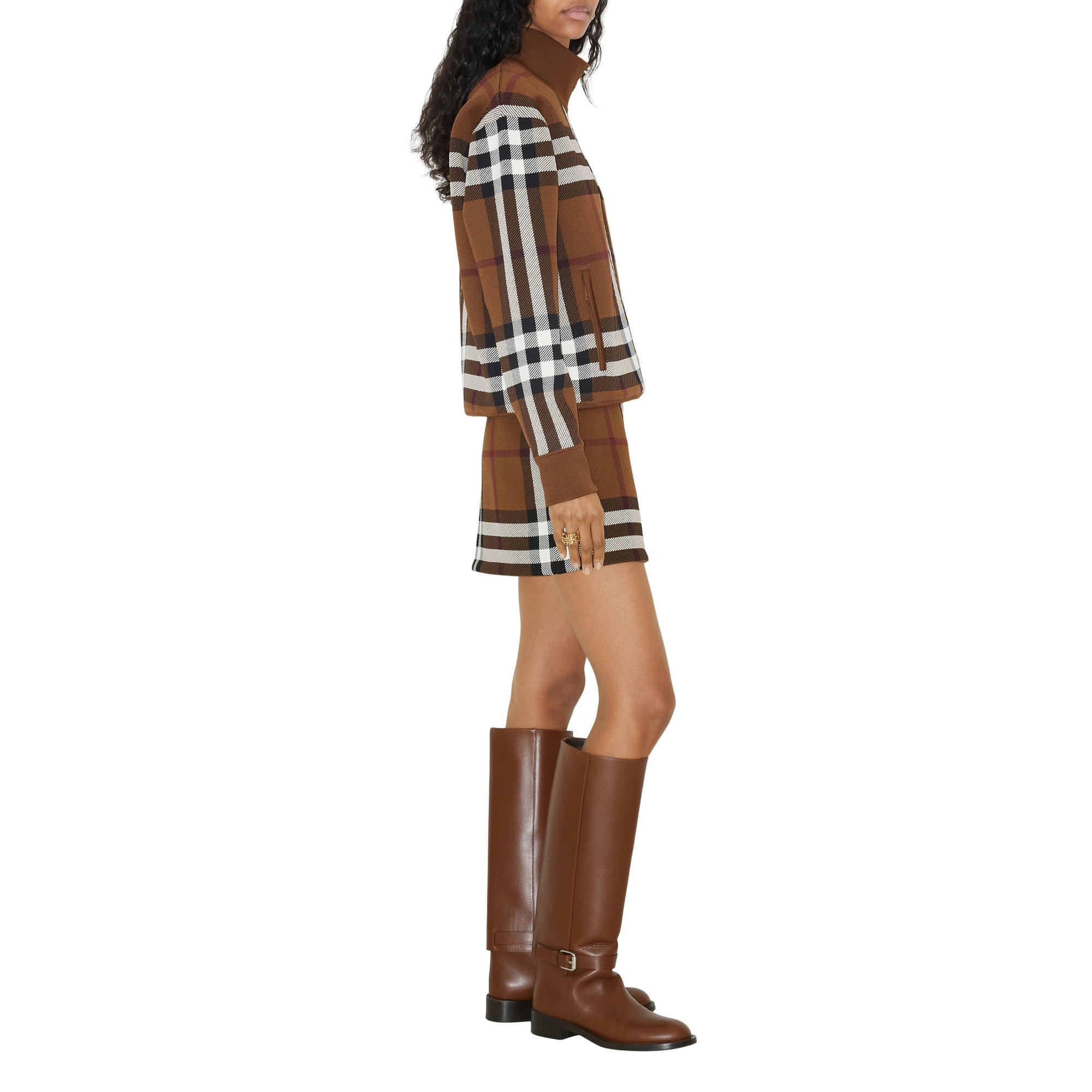 Bottes hautes en cuir - Pine Cone Brown