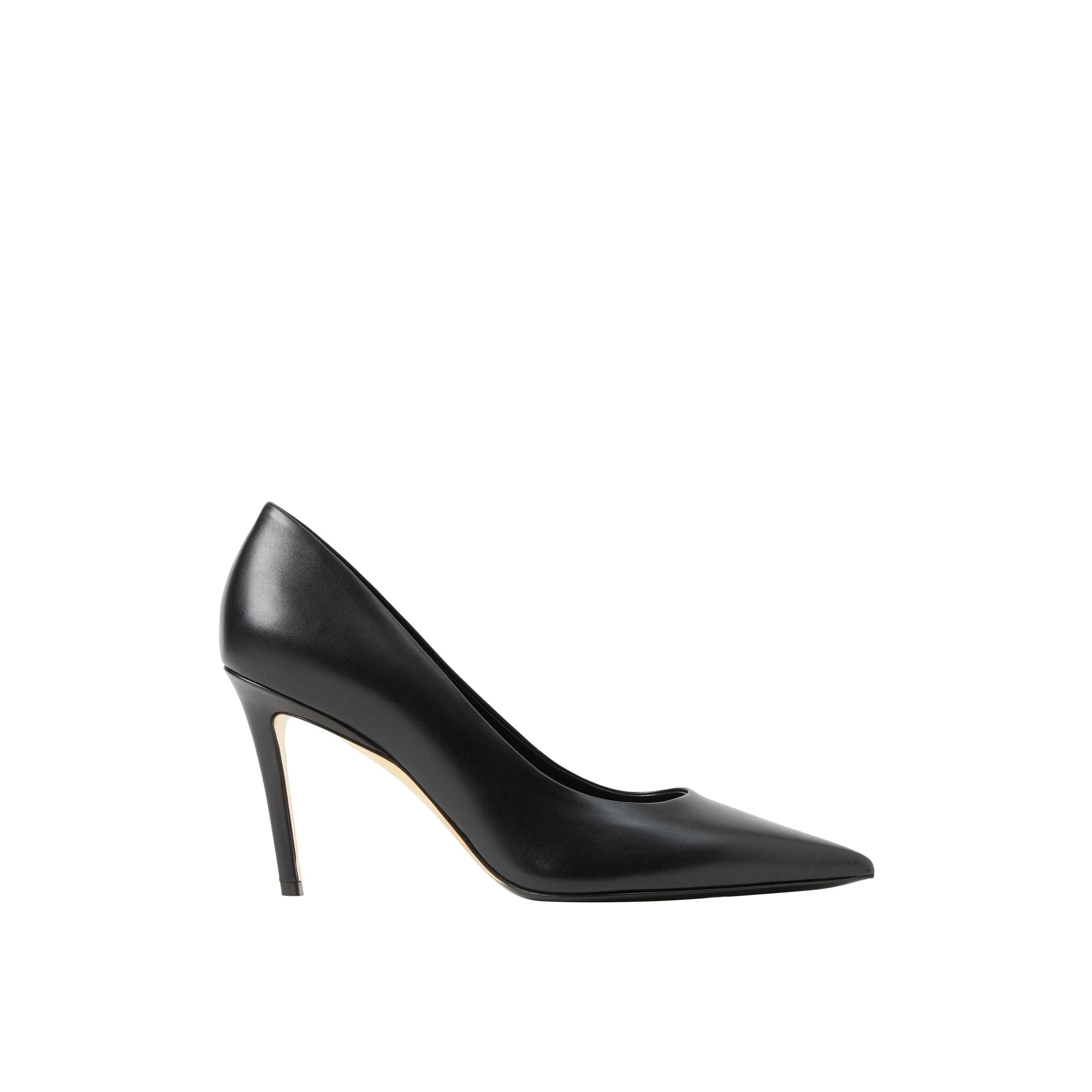 Escarpins à bout pointu en cuir - Black