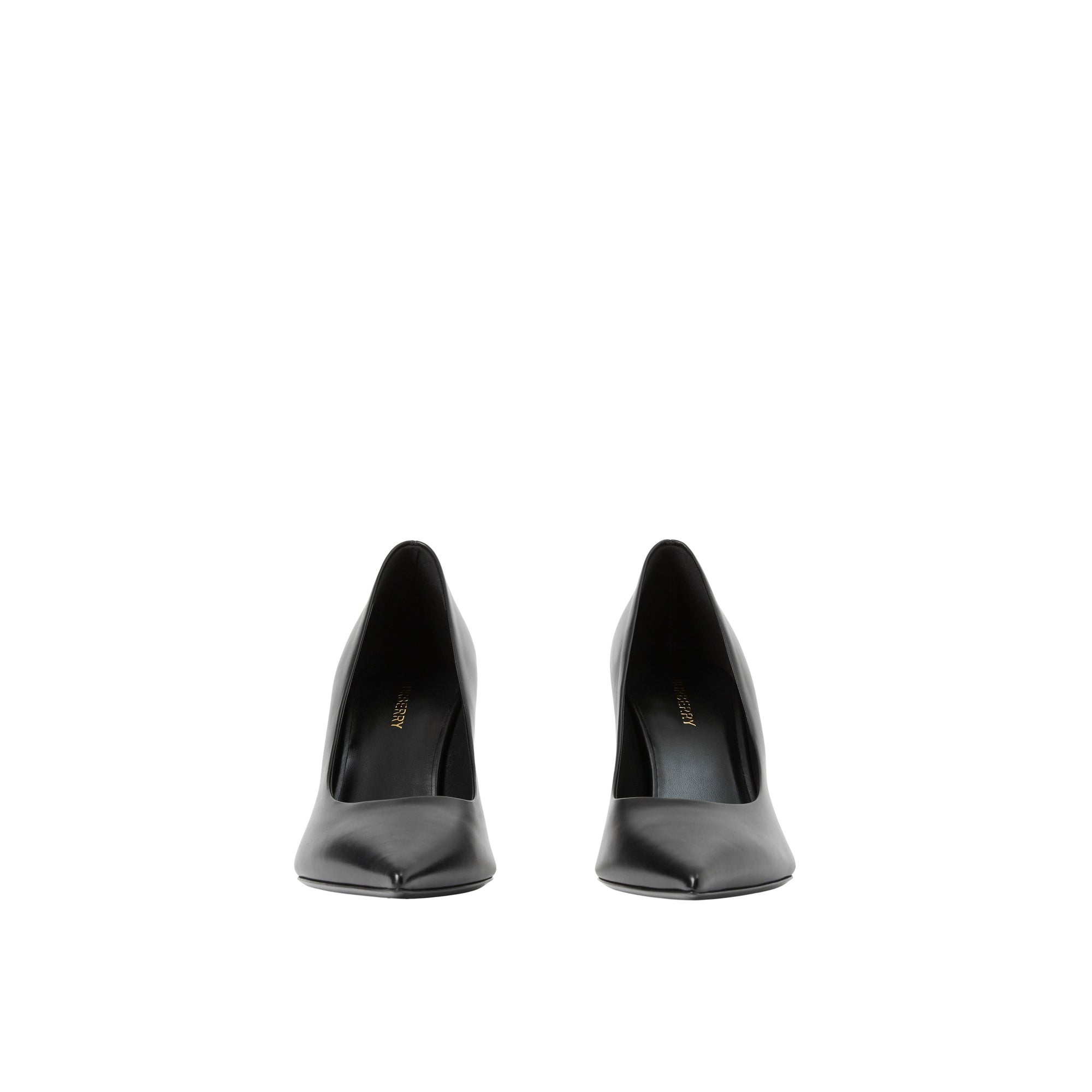 Escarpins à bout pointu en cuir - Black