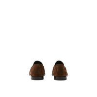 Mocassins Penny en cuir velours - Dark Brown