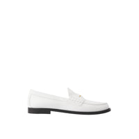 Mocassins Penny en cuir à pièce - Optic White