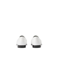 Mocassins Penny en cuir à pièce - Optic White