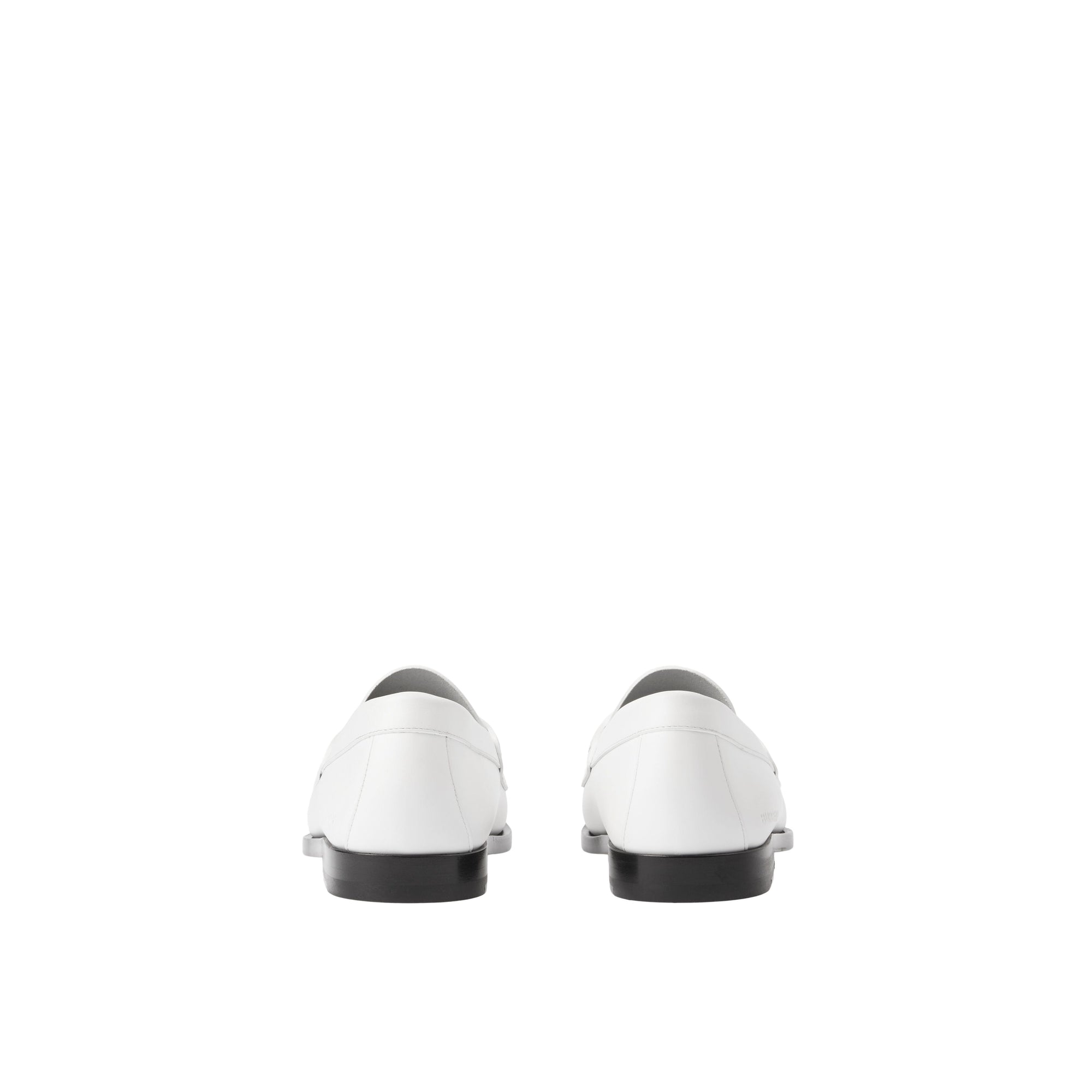 Mocassins Penny en cuir à pièce - Optic White
