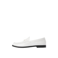 Mocassins Penny en cuir à pièce - Optic White