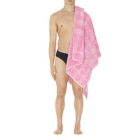 Serviette à motif check - Bubblegum Pink