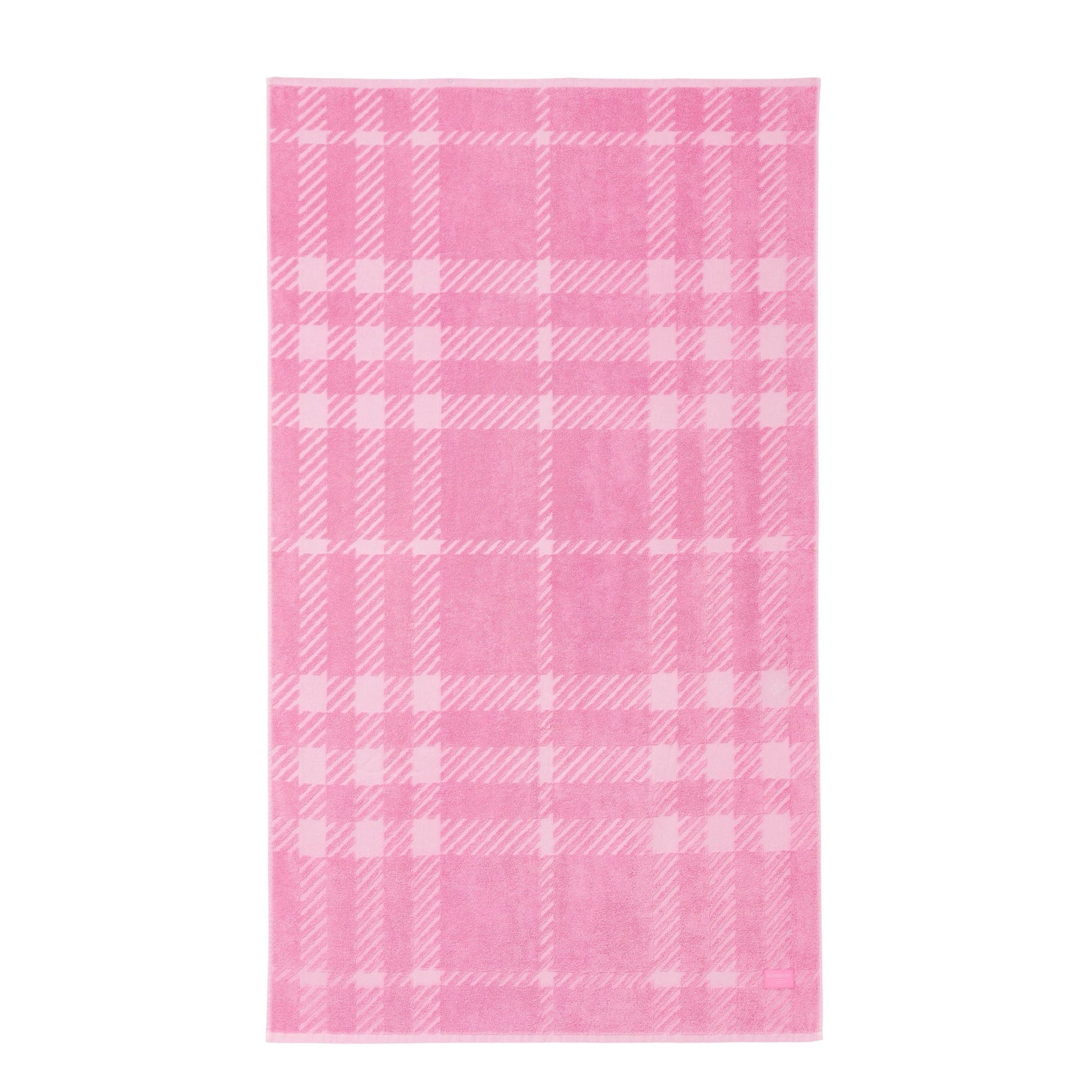 Serviette à motif check - Bubblegum Pink