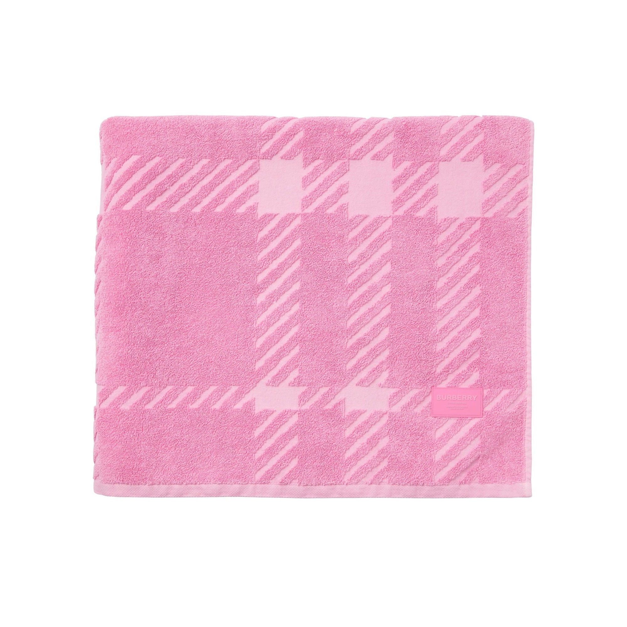 Serviette à motif check - Bubblegum Pink
