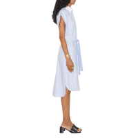 Robe chemise Oxford en coton - Pale Blue
