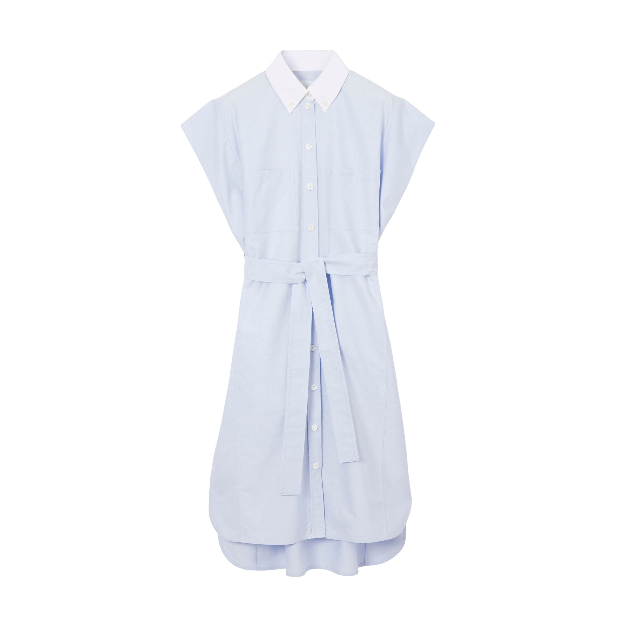 Robe chemise Oxford en coton - Pale Blue