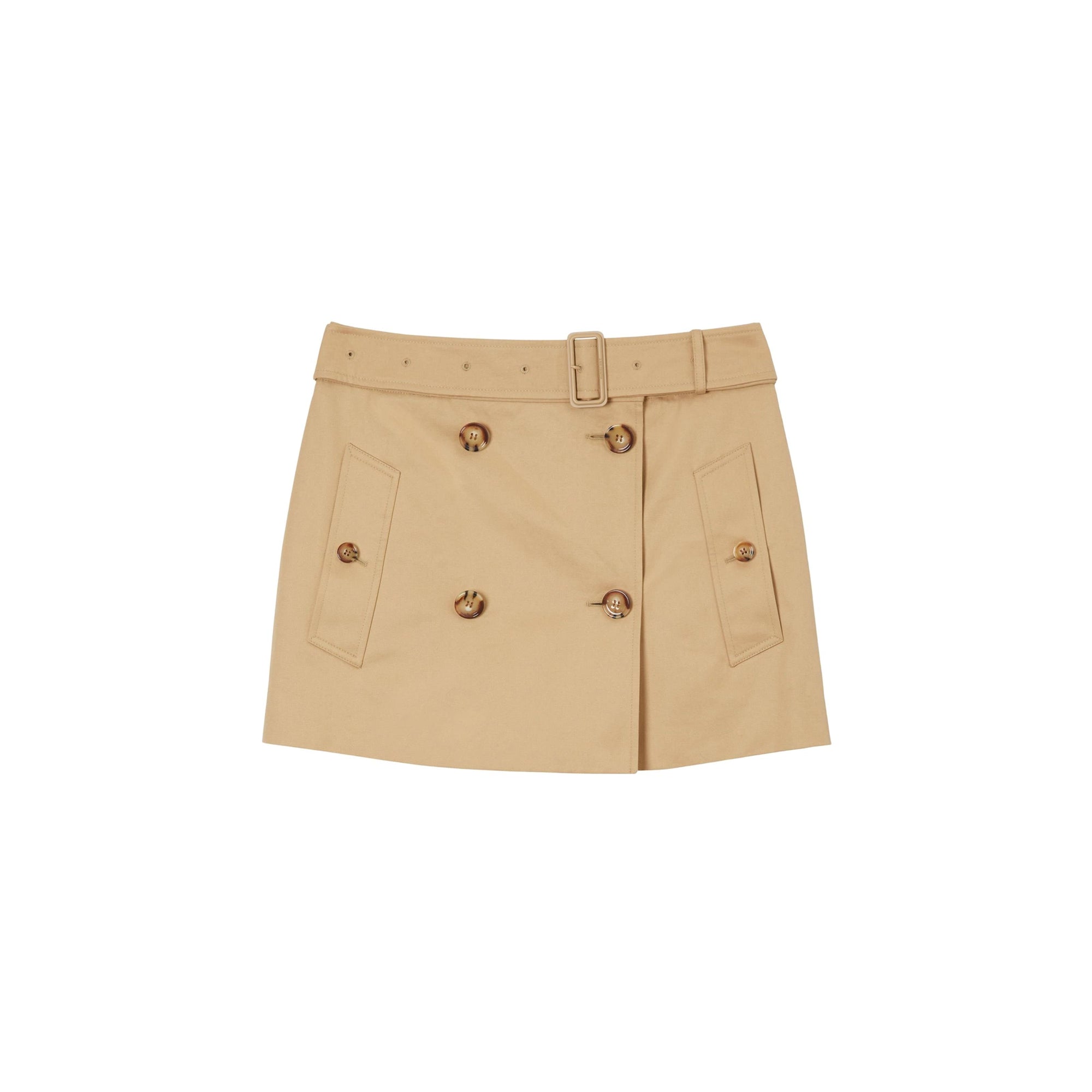 Mini jupe trench - Soft Fawn