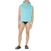 Sweat sans manches à emblème cavalier - Bright Topaz Blue