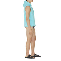 Sweat sans manches à emblème cavalier - Bright Topaz Blue