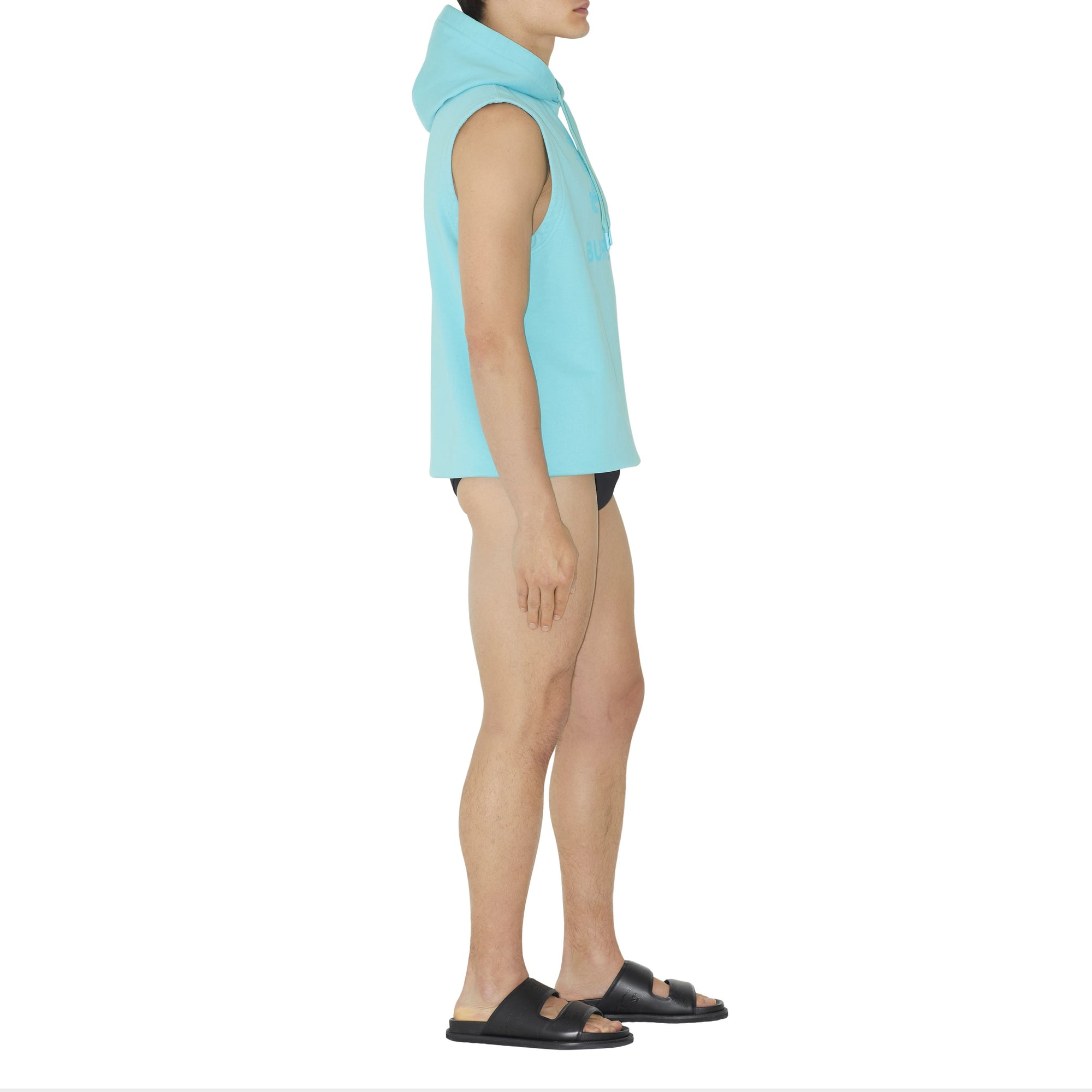 Sweat sans manches à emblème cavalier - Bright Topaz Blue