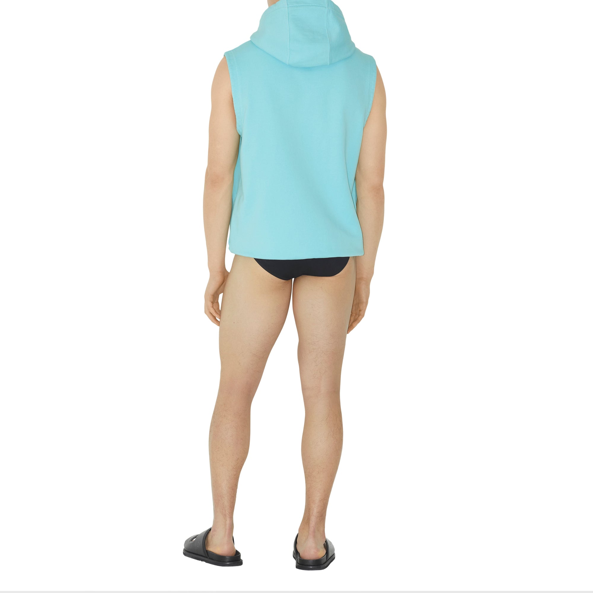 Sweat sans manches à emblème cavalier - Bright Topaz Blue
