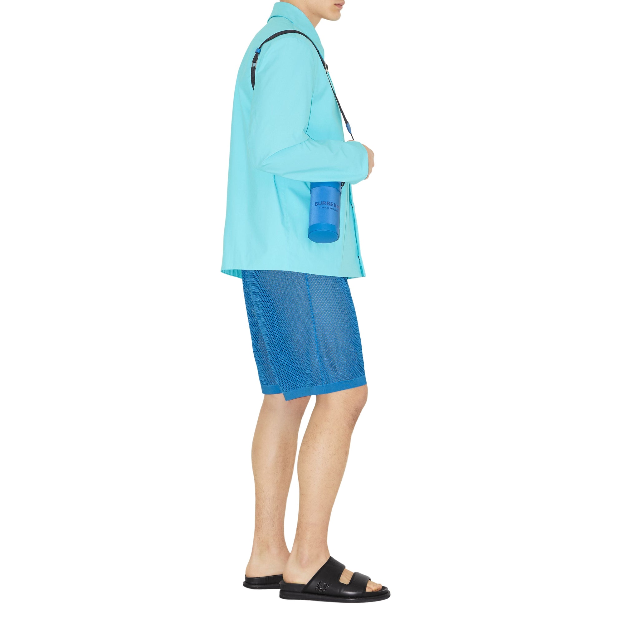 Veste à motif cavalier brodé - Bright Topaz Blue