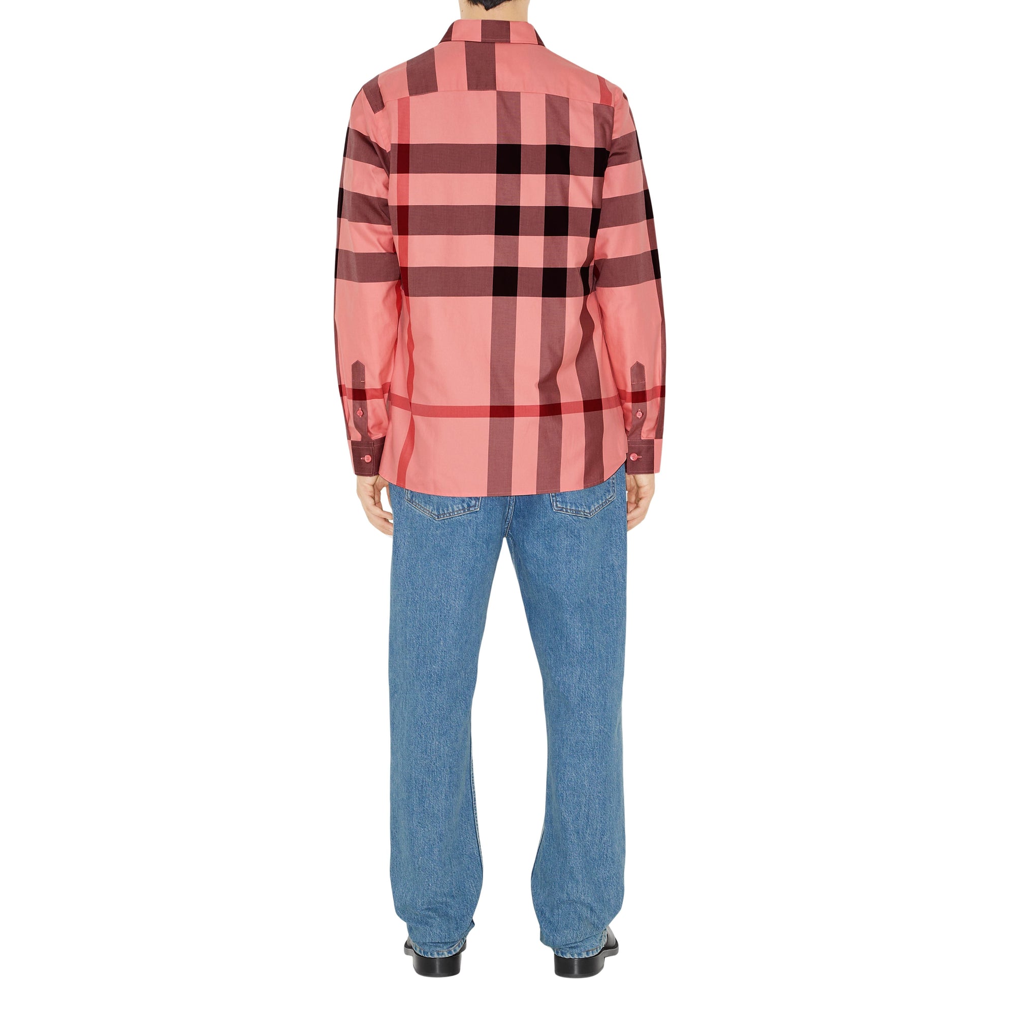 Chemise en coton à motif check - Candy Pink Check