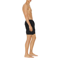 Short de bain à broderie contrastée - Black