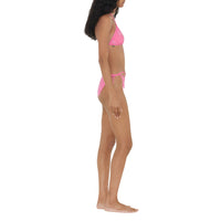 Bikini triangle à emblème Cavalier brodé - Bubblegum