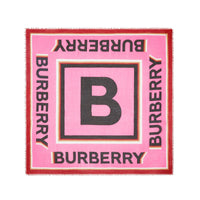 Foulard Burberry Text - Bubblegum Pink