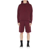 Short en coton à motif cavalier - Deep Crimson