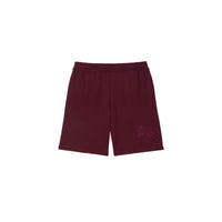 Short en coton à motif cavalier - Deep Crimson