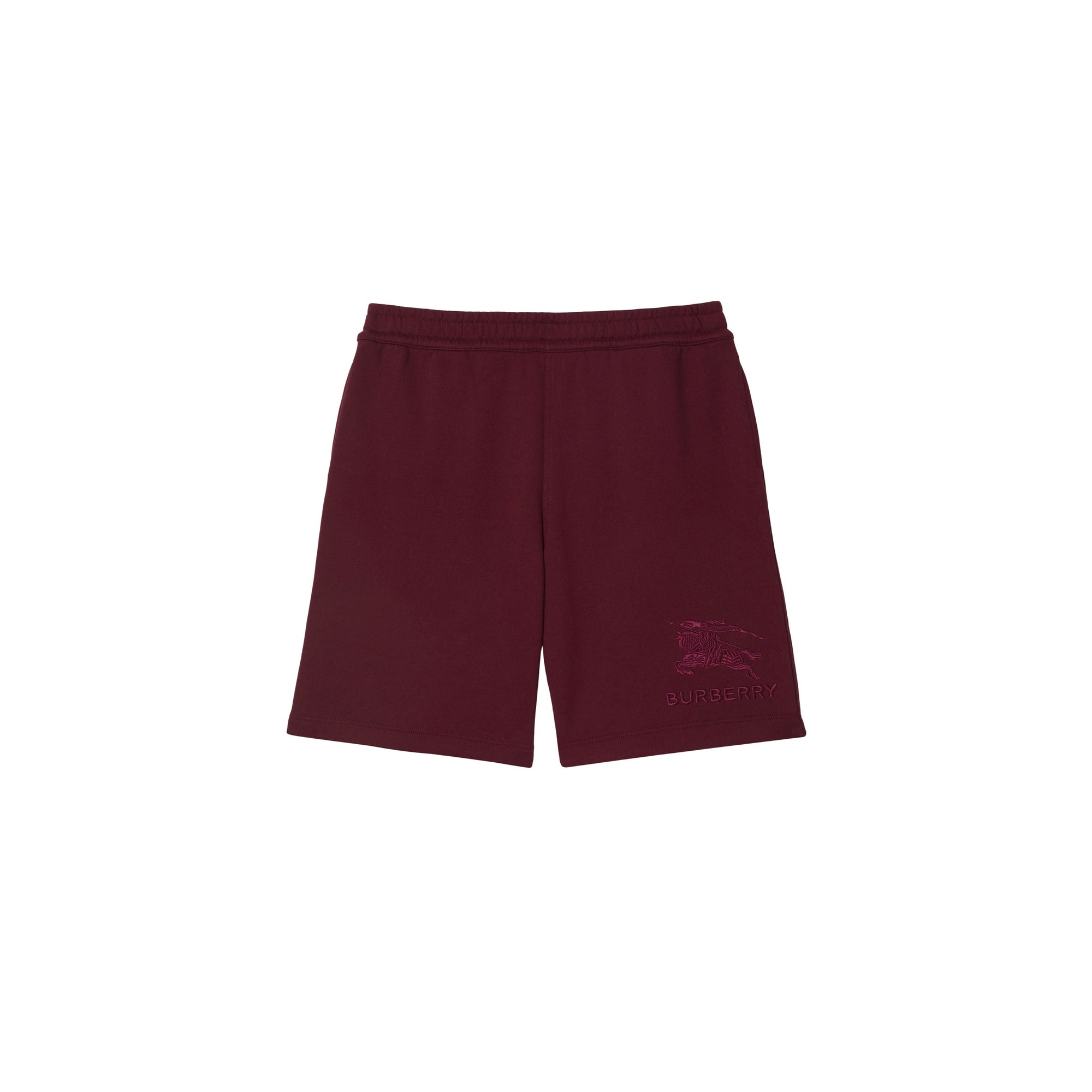 Short en coton à motif cavalier - Deep Crimson