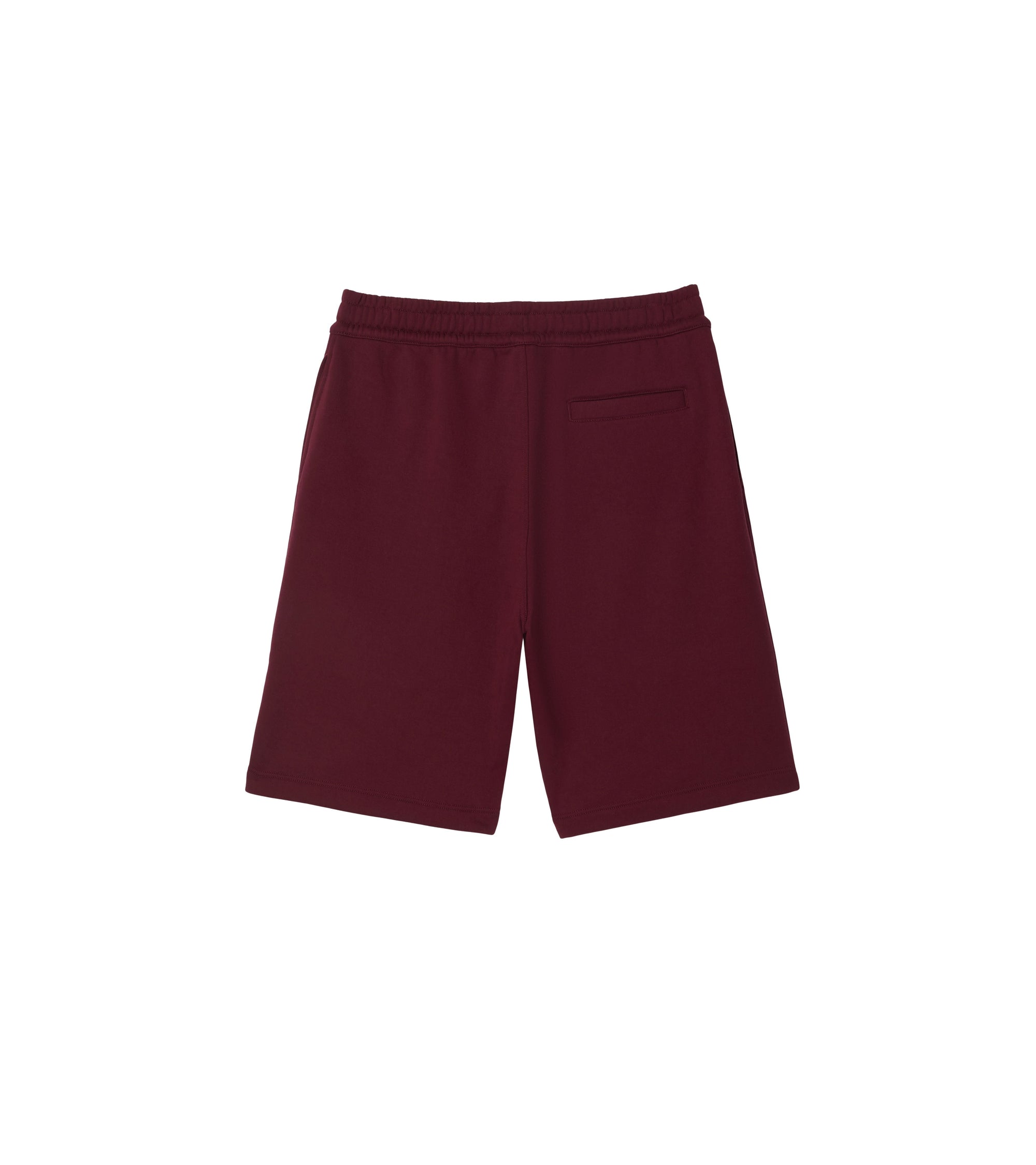 Short en coton à motif cavalier - Deep Crimson