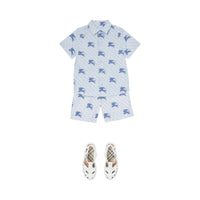 Short de bain monogramme à motif cavalier - Navy pattern