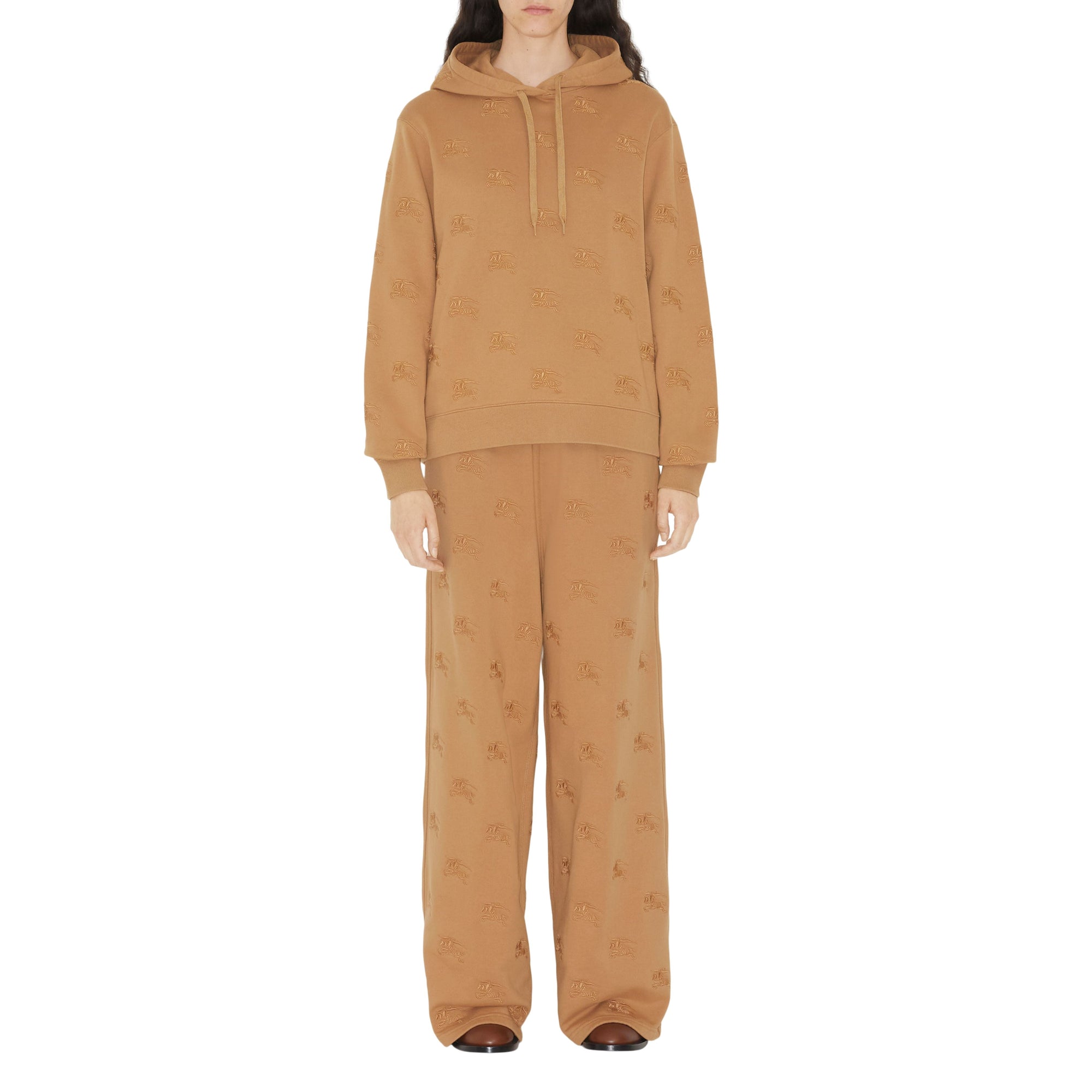 Pantalon de survêtement en coton à motif cavalier - Camel Legacy