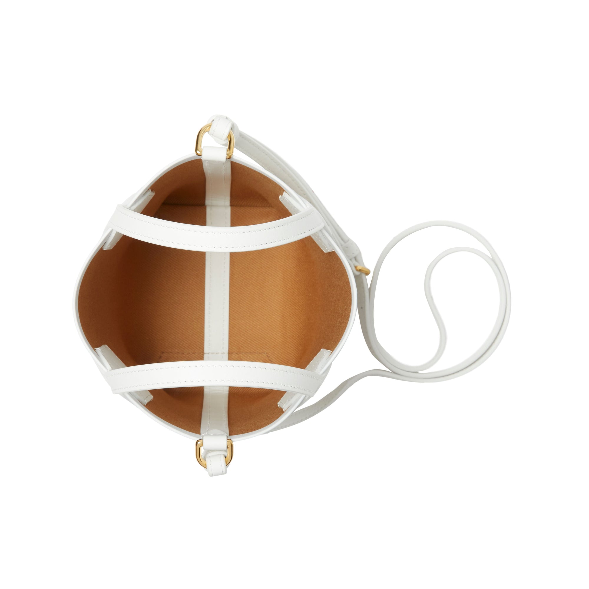 Mini sac cabas London - Archive Beige & White