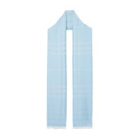 Écharpe multi-matières - Pale Blue