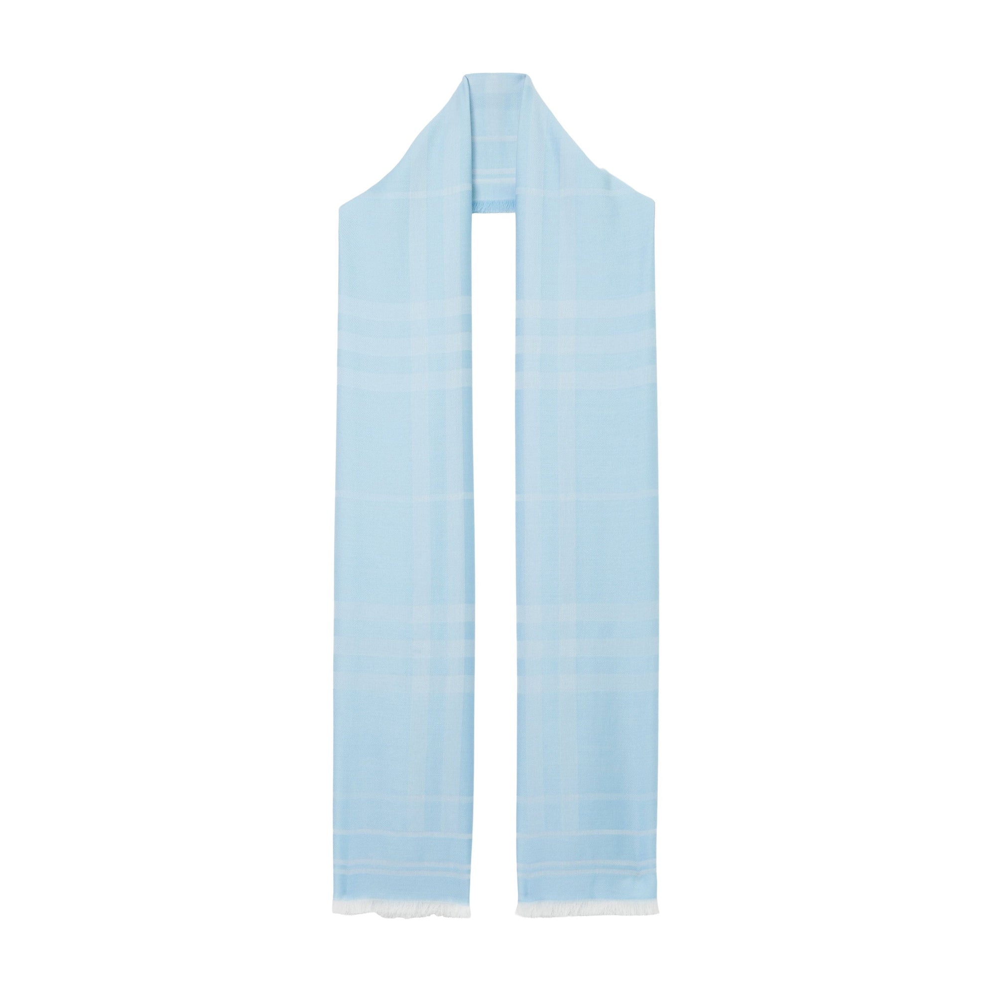 Écharpe multi-matières - Pale Blue
