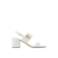Sandales Monogram en cuir - Optic White