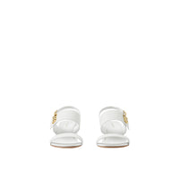 Sandales Monogram en cuir - Optic White