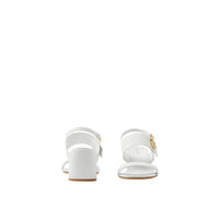 Sandales Monogram en cuir - Optic White