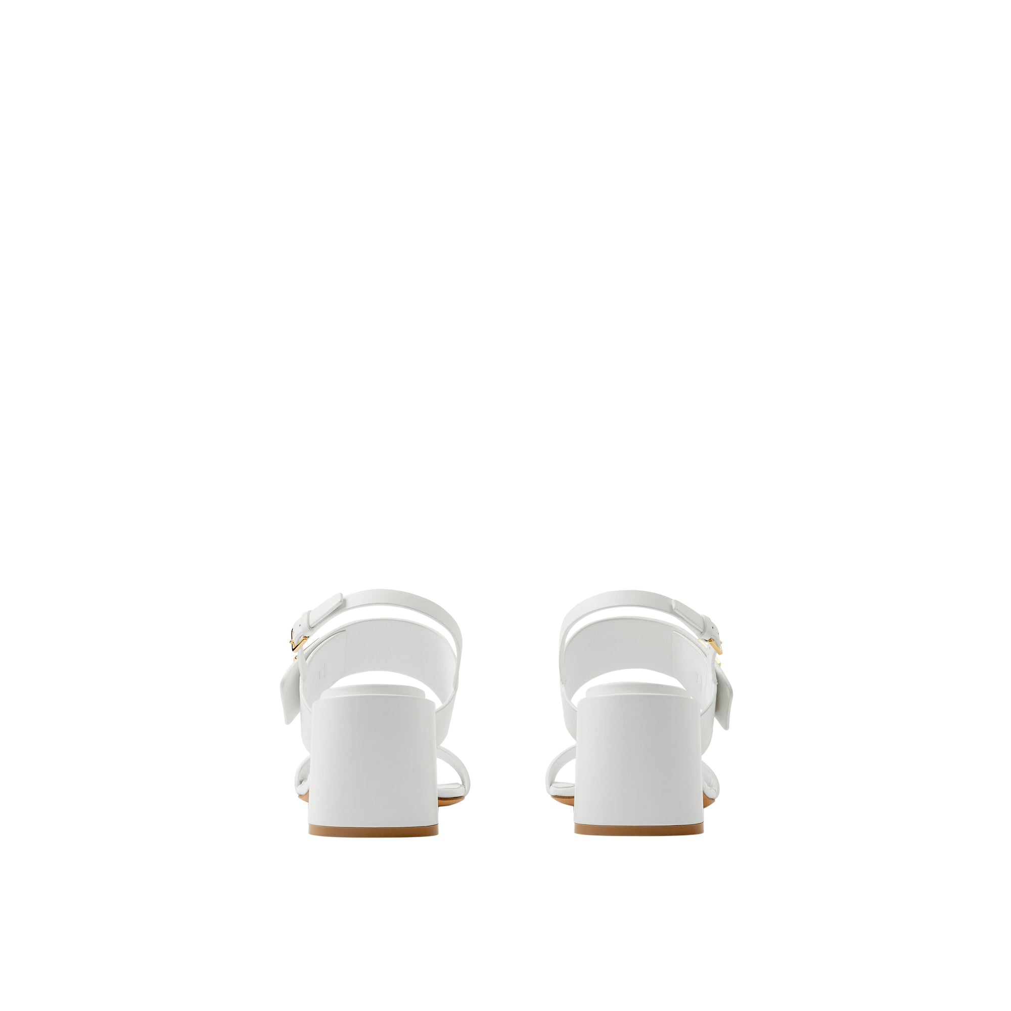 Sandales Monogram en cuir - Optic White