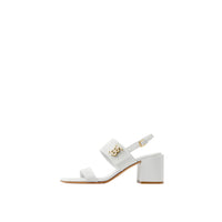 Sandales Monogram en cuir - Optic White