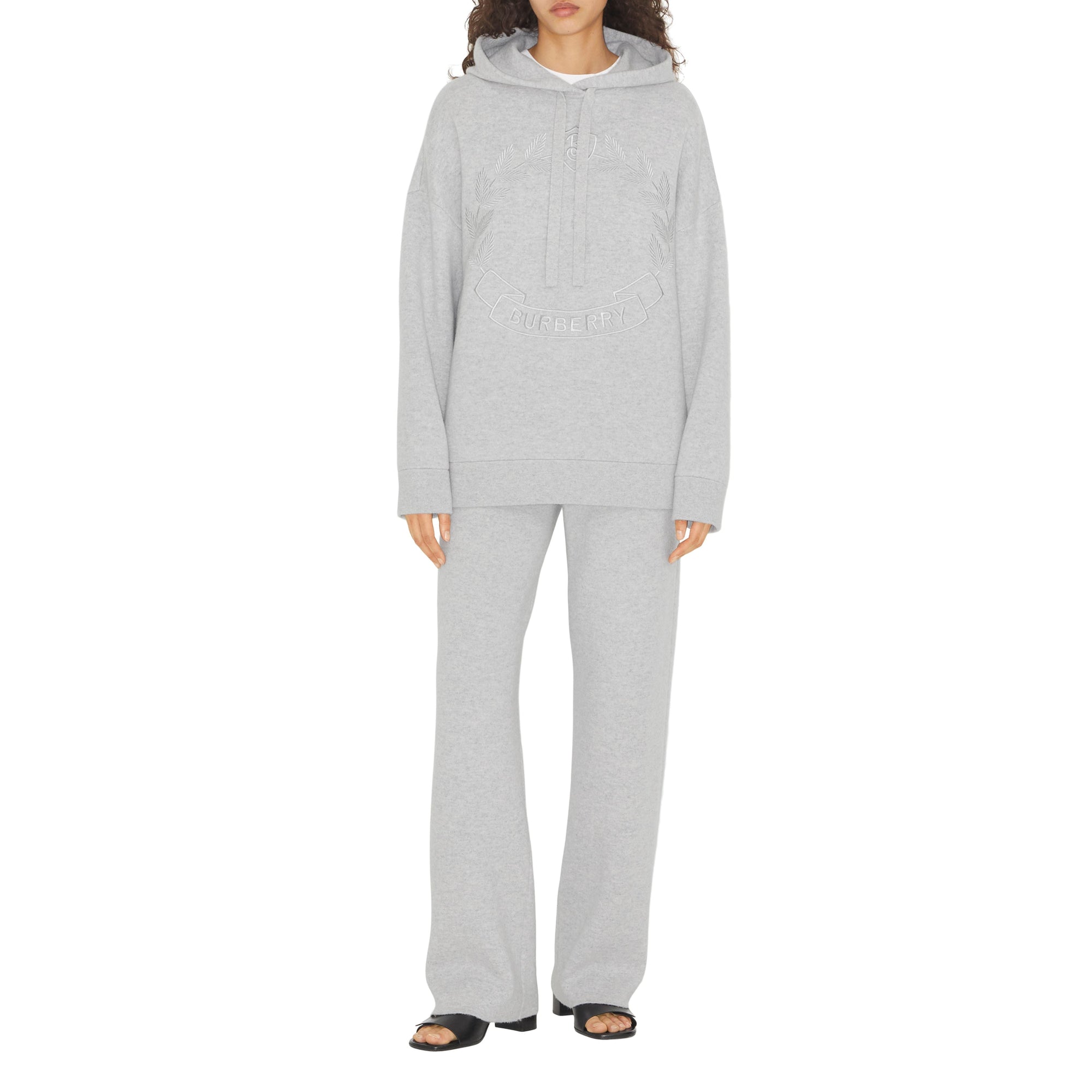 Pantalon de survêtement en cachemire - Light Grey Melange