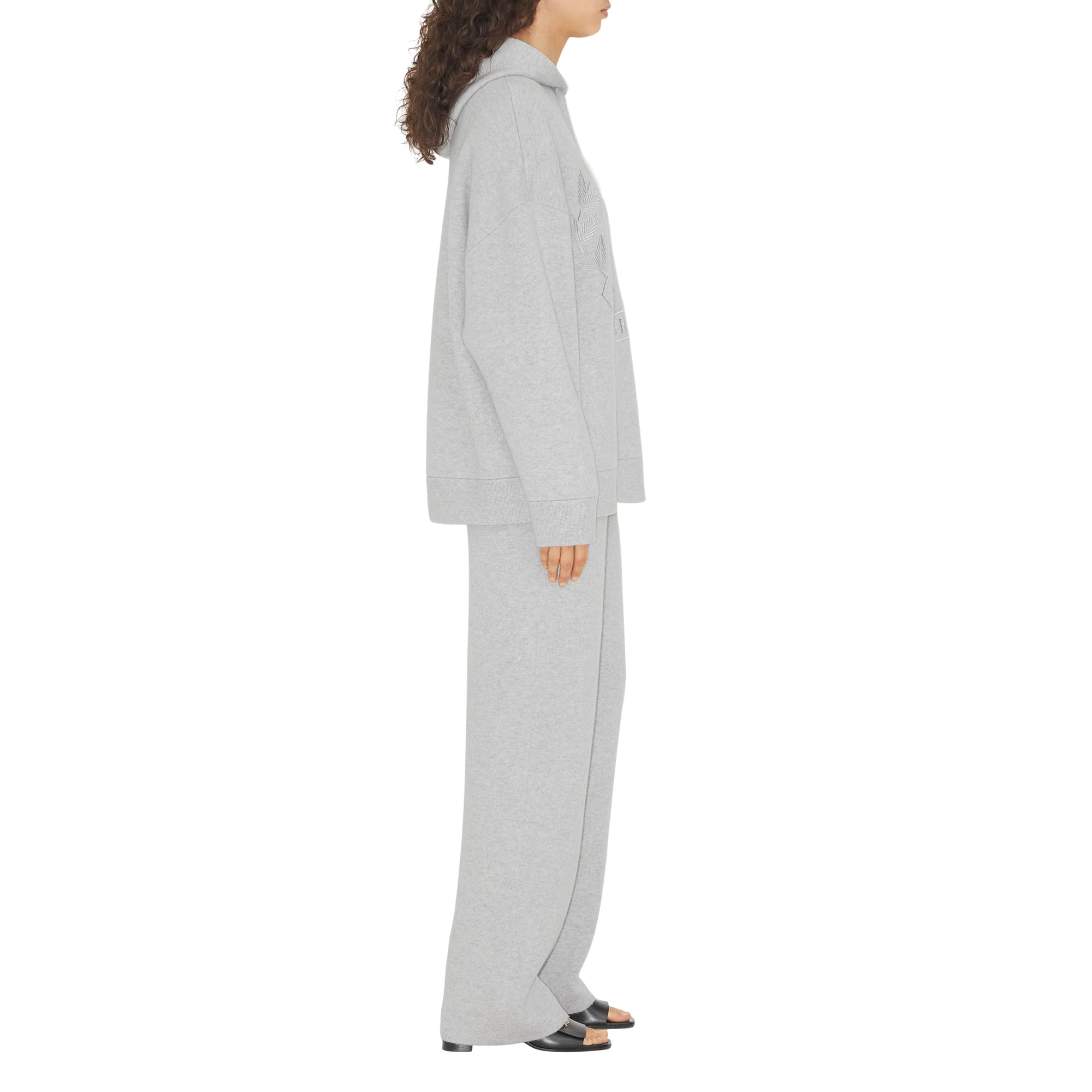 Pantalon de survêtement en cachemire - Light Grey Melange