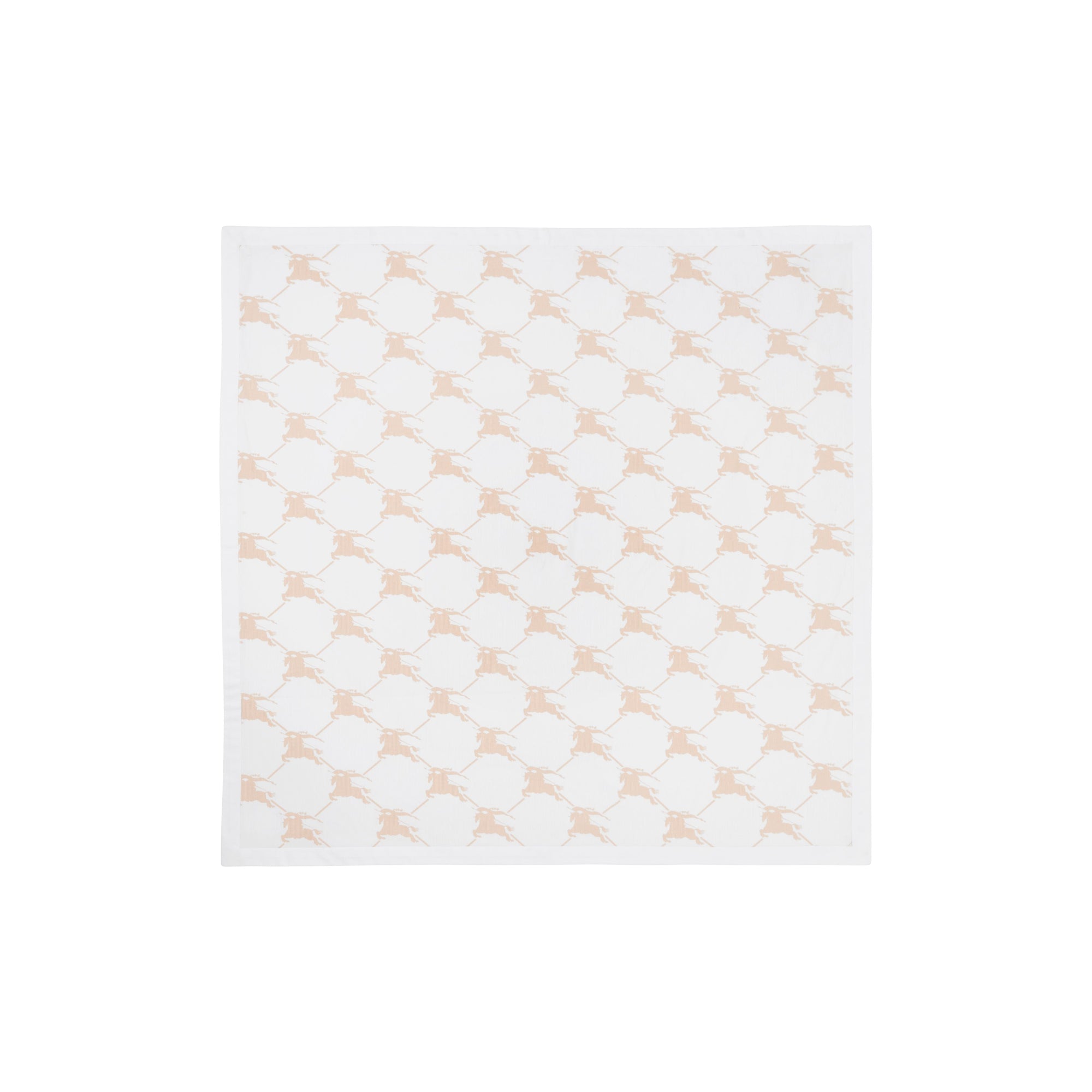 Couverture pour bébé à motif cavalier - Pale Biscuit