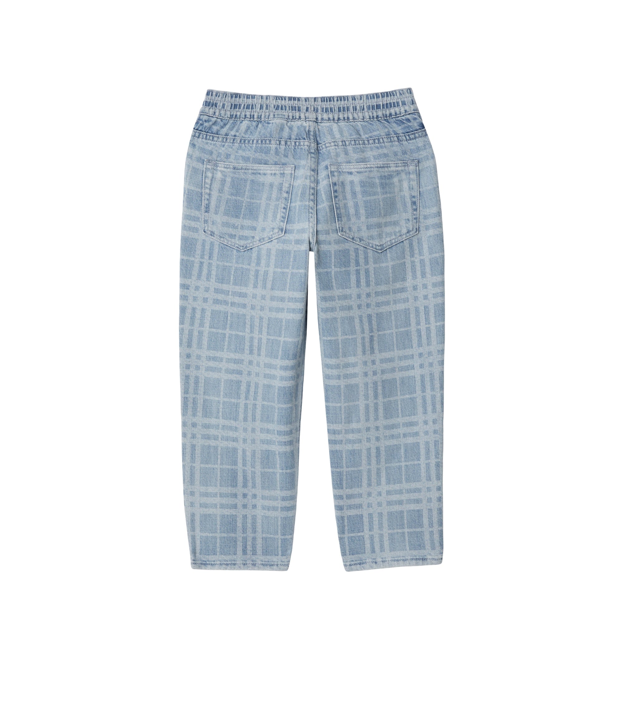 Jean à motif check - Pale Blue Check