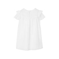 Robe en coton et soie à motif cavalier - Whitetern